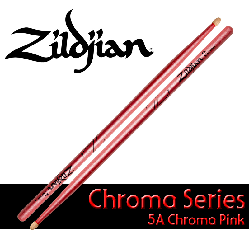 Zildjian 드럼스틱 5A Chroma Pink (Z5ACP)